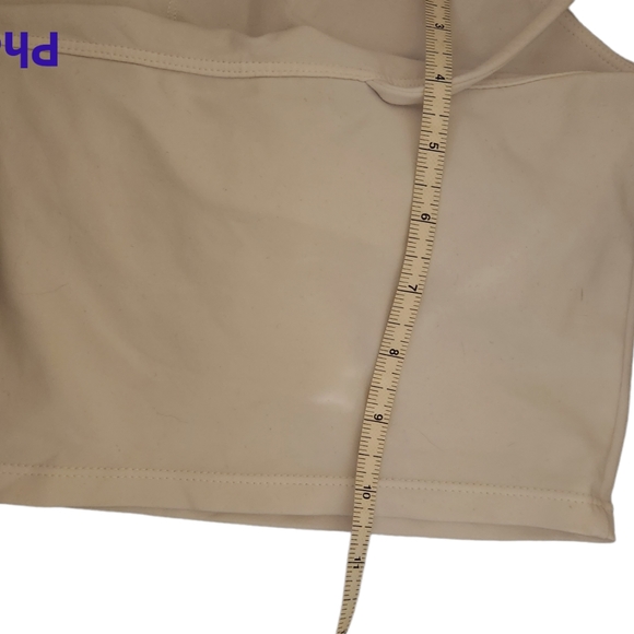 White Crop Bra Tank - Picture 5 of 6